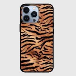 Чехол для iPhone 13 Pro Полосатая шкура тигра