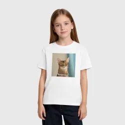 Детская футболка хлопок Дерзкий абиссинец: вопросики - фото 2