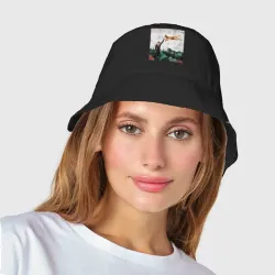 Женская панама хлопок Марк Шагал: прогулка с котом абиссинцем - фото 2