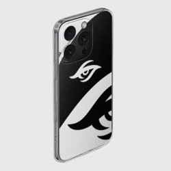 Чехол для iPhone 16 Pro Max силиконовый с защитой камеры Форма Team Secret white - фото 2