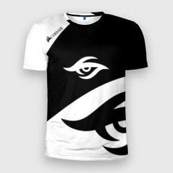 Мужская футболка 3D Slim Форма Team Secret white