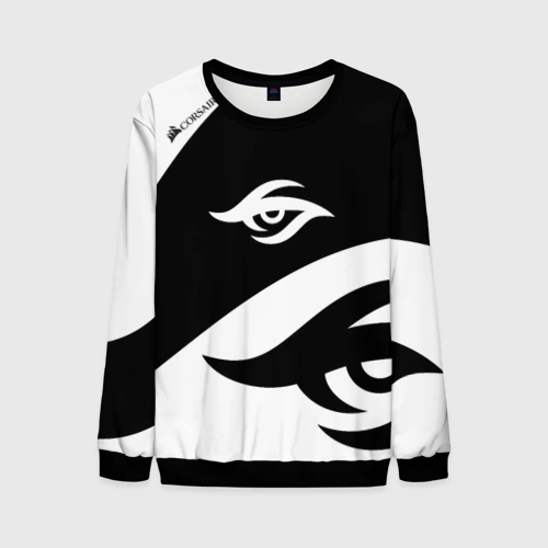 Мужской свитшот 3D Форма Team Secret white