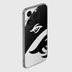 Чехол для iPhone 15 Pro Max силиконовый с защитой камеры Форма Team Secret white - фото 2