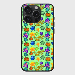 Чехол силиконовый для Apple iPhone 15 Pro матовый Джунимо из Стардью