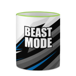 Кружка с полной запечаткой Beast mode - blue sport - фото 2