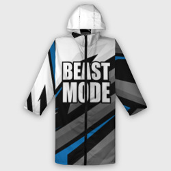 Мужской дождевик 3D Beast mode - blue sport