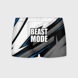 Мужские трусы 3D Beast mode - blue sport