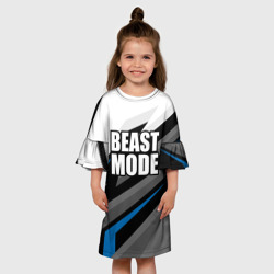 Детское платье 3D Beast mode - blue sport - фото 2