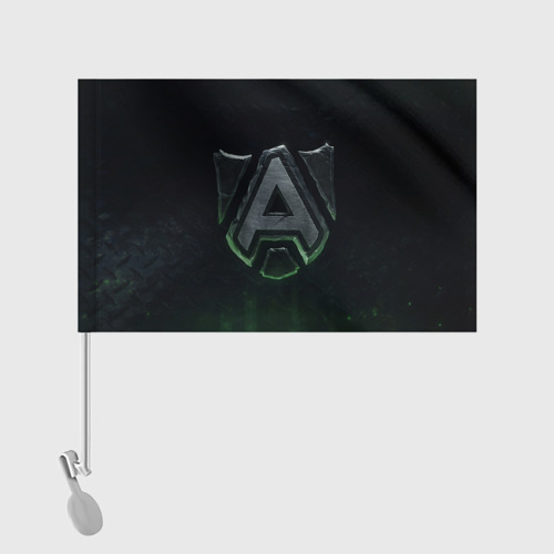 Флаг для автомобиля Альянс лого - фото 2