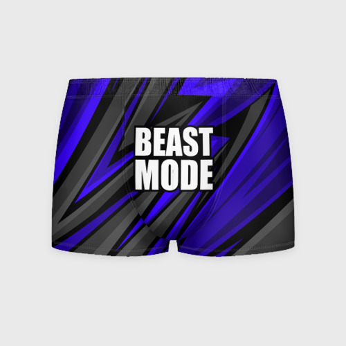 Мужские трусы 3D Beast mode - синяя униформа, цвет 3D печать