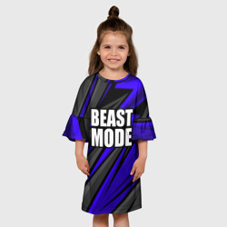 Детское платье 3D Beast mode - синяя униформа - фото 2