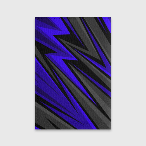 Обложка для паспорта матовая кожа Beast mode - синяя униформа, цвет бирюзовый - фото 2