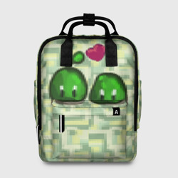 Женский рюкзак 3D Зеленые слаймы стардью