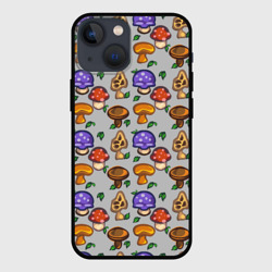 Чехол для iPhone 13 mini Stardew valley - pixel mushrooms