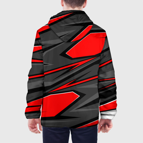 Мужская куртка 3D No pain no gain - красный, цвет 3D печать - фото 5