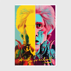 Магнитный плакат 2Х3 Andy Warhol - self-portrait - neural network