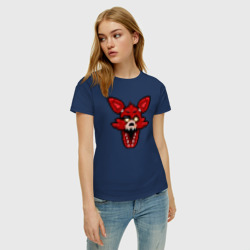 Женская футболка хлопок Пиксельный Фокси - фото 2