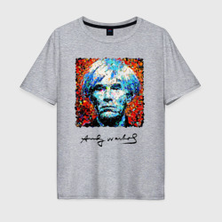 Мужская футболка хлопок Oversize Andy Warhol - celebrity