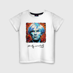 Детская футболка хлопок Andy Warhol - celebrity