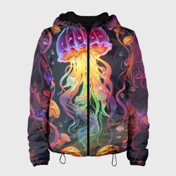 Женская куртка 3D Фантастическая медуза