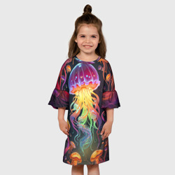 Детское платье 3D Фантастическая медуза - фото 2