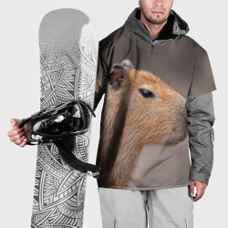 Накидка на куртку 3D Capybara profile