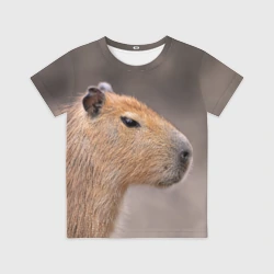 Детская футболка 3D Capybara profile