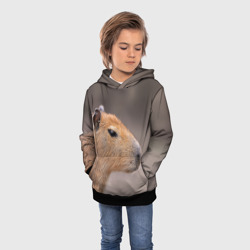Детская толстовка 3D Capybara profile - фото 2