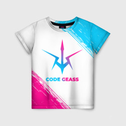 Детская футболка 3D Code Geass neon gradient style
