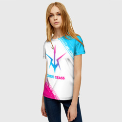 Женская футболка 3D Code Geass neon gradient style - фото 2