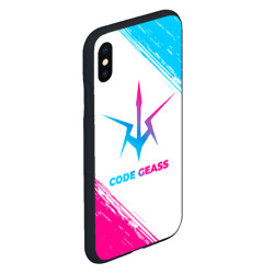 Чехол для iPhone XS Max матовый Code Geass neon gradient style - фото 2