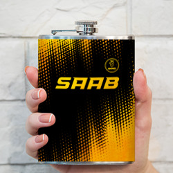 Фляга Saab - gold gradient: символ сверху - фото 2