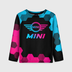 Детский лонгслив 3D Mini - neon gradient