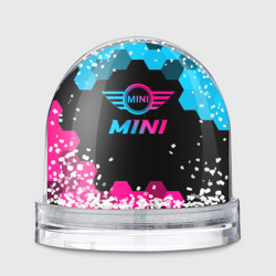 Игрушка Снежный шар Mini - neon gradient