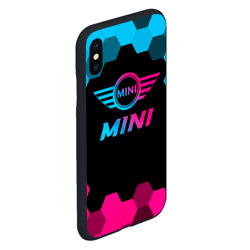 Чехол для iPhone XS Max матовый Mini - neon gradient - фото 2