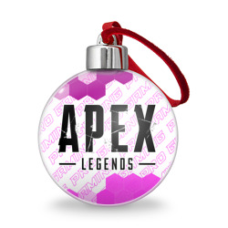 Ёлочный шар Apex Legends pro gaming: надпись и символ