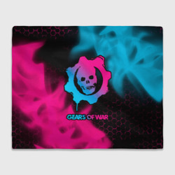 Плед 3D Gears of War - neon gradient