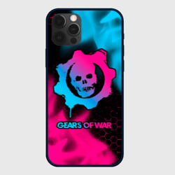 Чехол для iPhone 12 Pro Gears of War - neon gradient