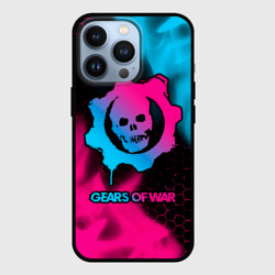 Чехол для iPhone 13 Pro Gears of War - neon gradient