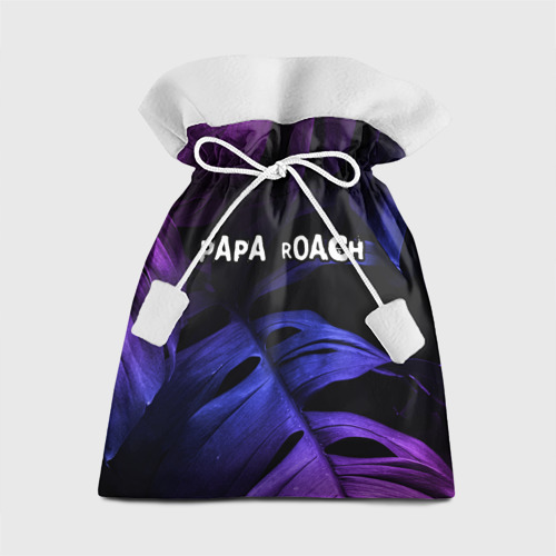 Подарочный 3D мешок Papa Roach neon monstera