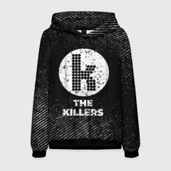 Мужская толстовка 3D The Killers с потертостями на темном фоне