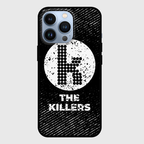 Чехол для iPhone 13 Pro The Killers с потертостями на темном фоне