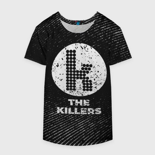 Накидка на куртку 3D The Killers с потертостями на темном фоне, цвет 3D печать - фото 4