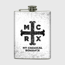 Фляга My Chemical Romance с потертостями на светлом фоне