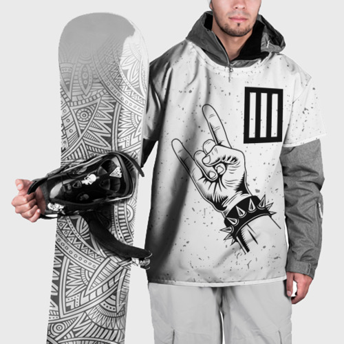 Накидка на куртку 3D Paramore и рок символ, цвет 3D печать