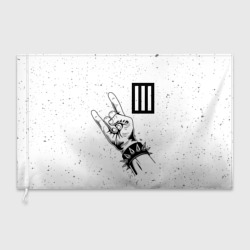 Флаг 3D Paramore и рок символ