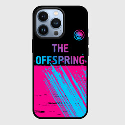 Чехол для iPhone 13 Pro The Offspring - neon gradient: символ сверху