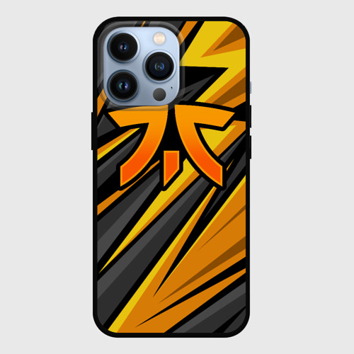 Чехол для iPhone 13 Pro Fnatic - киберспорт желтый, цвет черный