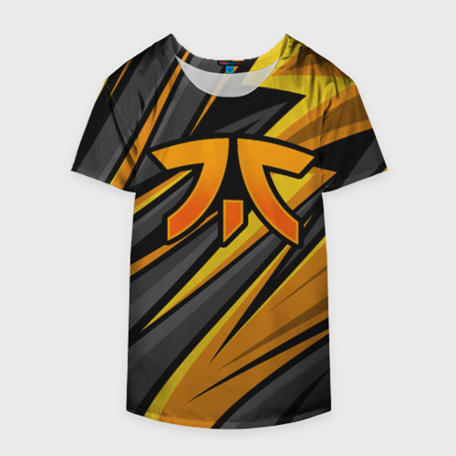 Накидка на куртку 3D Fnatic - киберспорт желтый, цвет 3D печать - фото 4