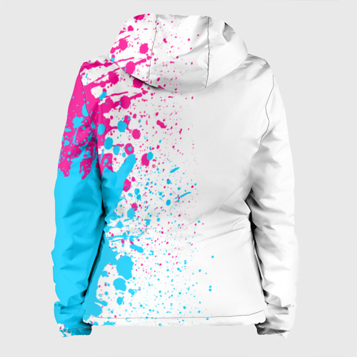 Женская куртка 3D Twenty One Pilots neon gradient style: по-вертикали, цвет черный - фото 2